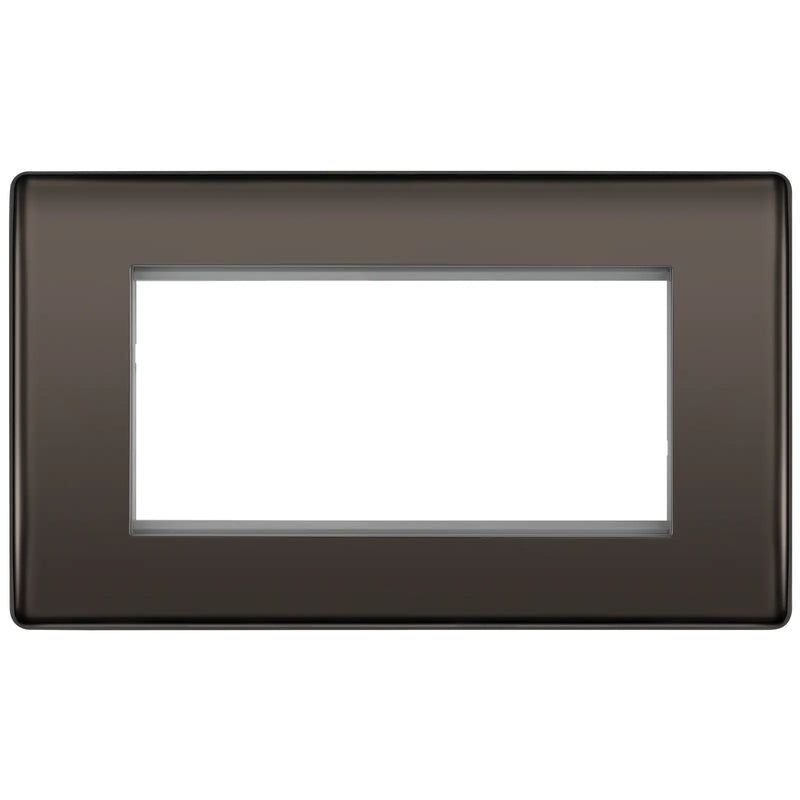 BG Electrical Euro Module - 4 module - rectangular