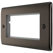 BG Electrical Euro Module - 4 module - rectangular
