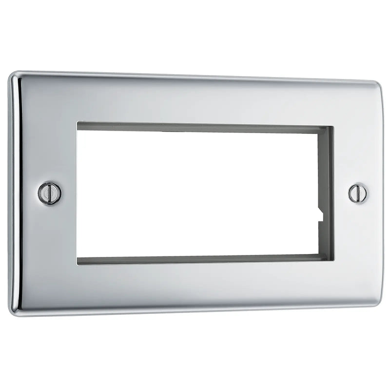 BG Electrical Euro Module - 4 module - rectangular