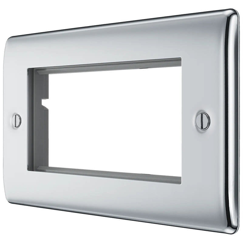 BG Electrical Euro Module - 4 module - rectangular