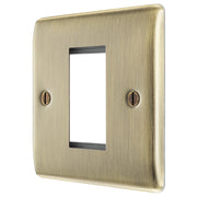 BG Electrical Euro Module - 1 module - square