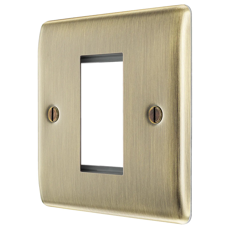 BG Electrical Euro Module - 1 module - square