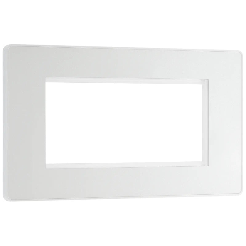 BG Electrical Euro Module - 4 module - rectangular