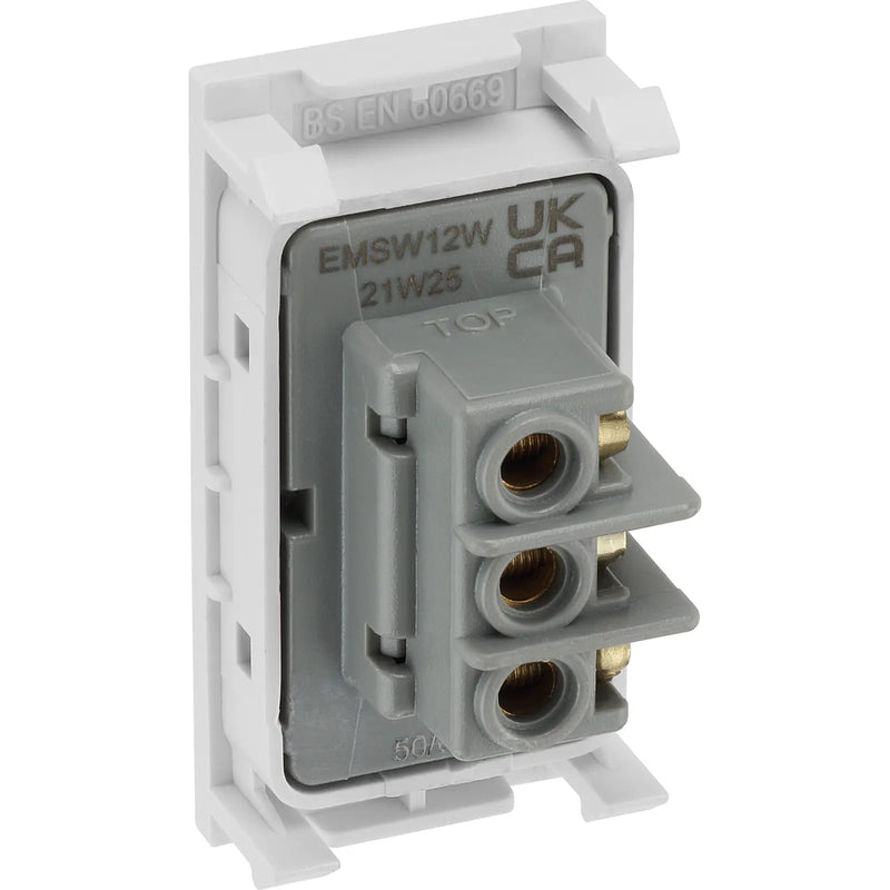 BG Electrical Euro Module - 20 AX 2 way switch