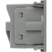 BG Electrical Euro Module - 16A Schuko, unswitched socket