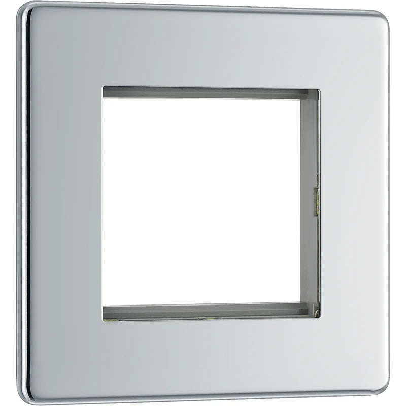 BG Electrical Euro Module - 2 module - square