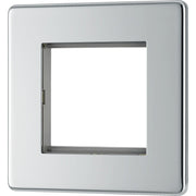 BG Electrical Euro Module - 2 module - square