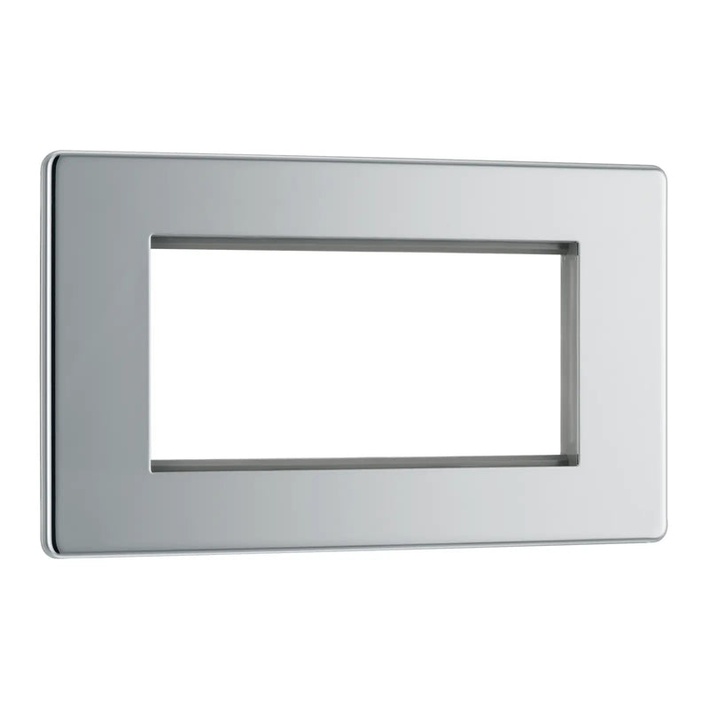 BG Electrical Euro Module - 4 module - rectangular