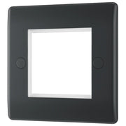 BG Electrical Euro Module - 2 module - square