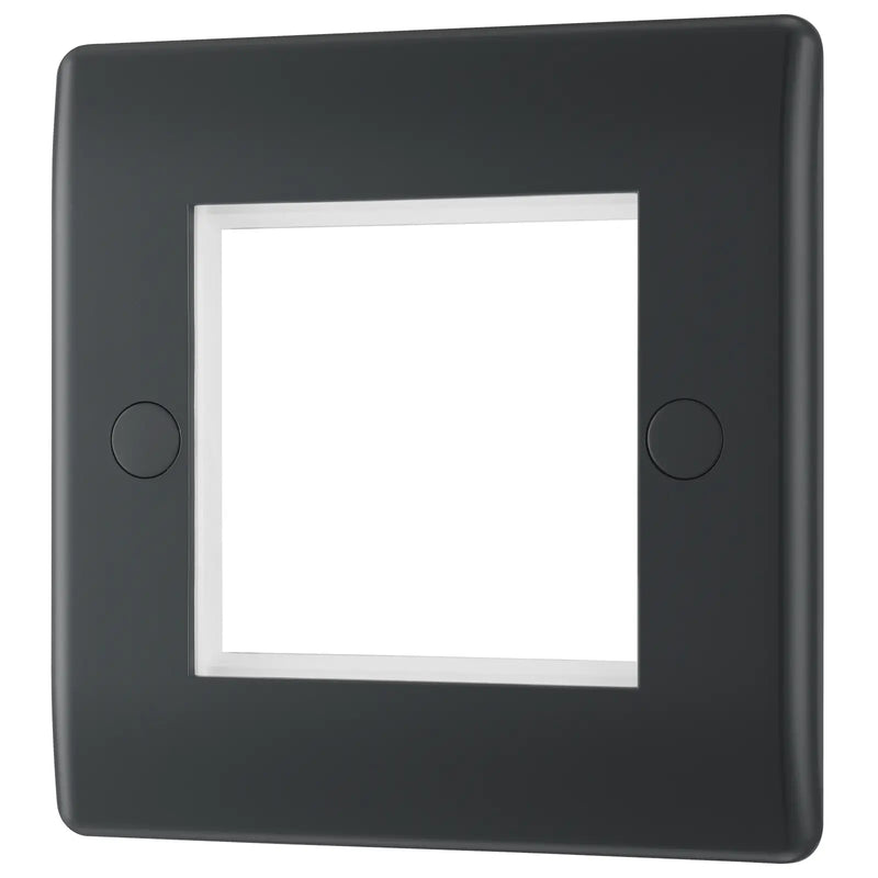 BG Electrical Euro Module - 2 module - square