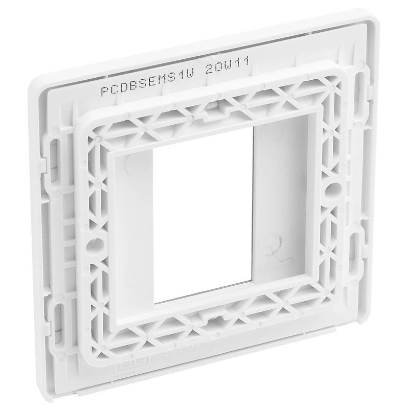 BG Electrical Euro Module - 1 module - square
