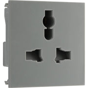 BG Electrical Euro Module - Universal unswitched socket
