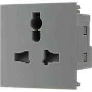 BG Electrical Euro Module - Universal unswitched socket