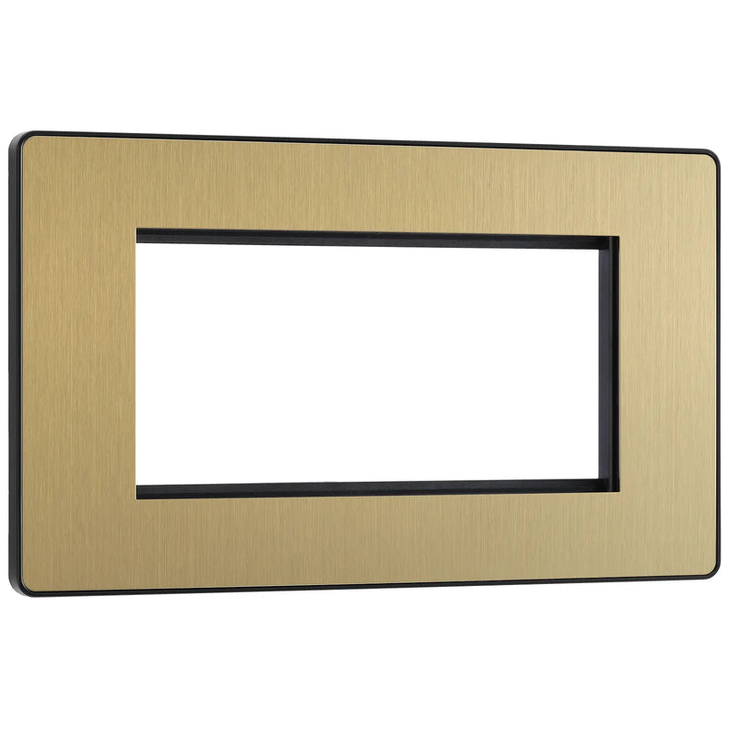 BG Electrical Euro Module - 4 module - rectangular