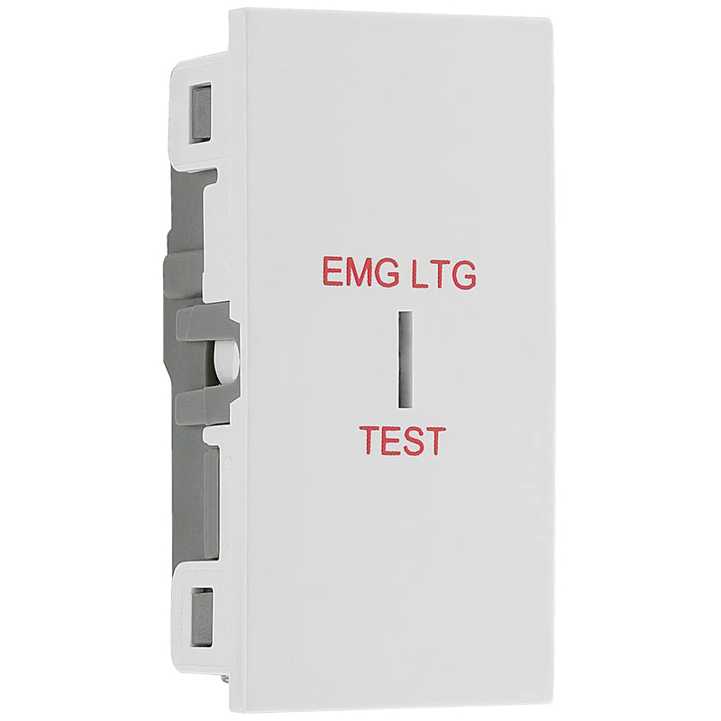 BG Electrical Euro Module - 20 AX 2 way, key switch, emergency lighting
