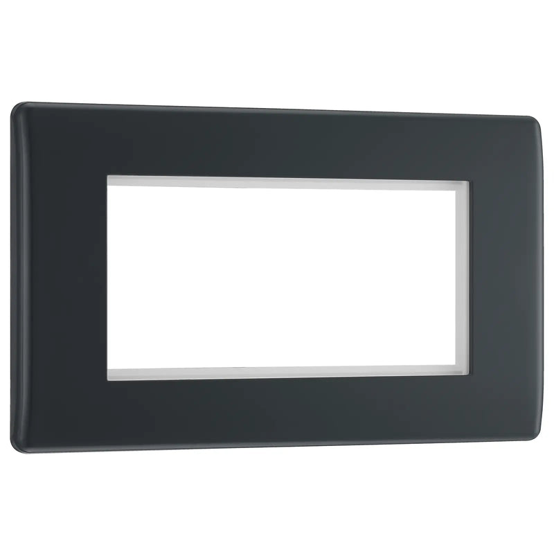 BG Electrical Euro Module - 4 module - rectangular