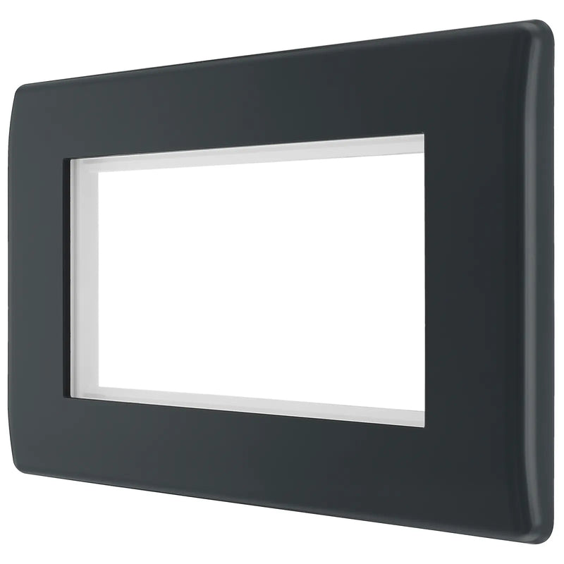 BG Electrical Euro Module - 4 module - rectangular