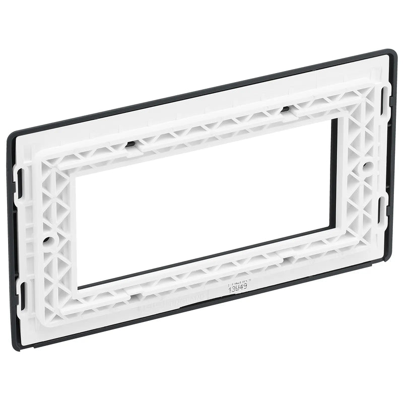 BG Electrical Euro Module - 4 module - rectangular