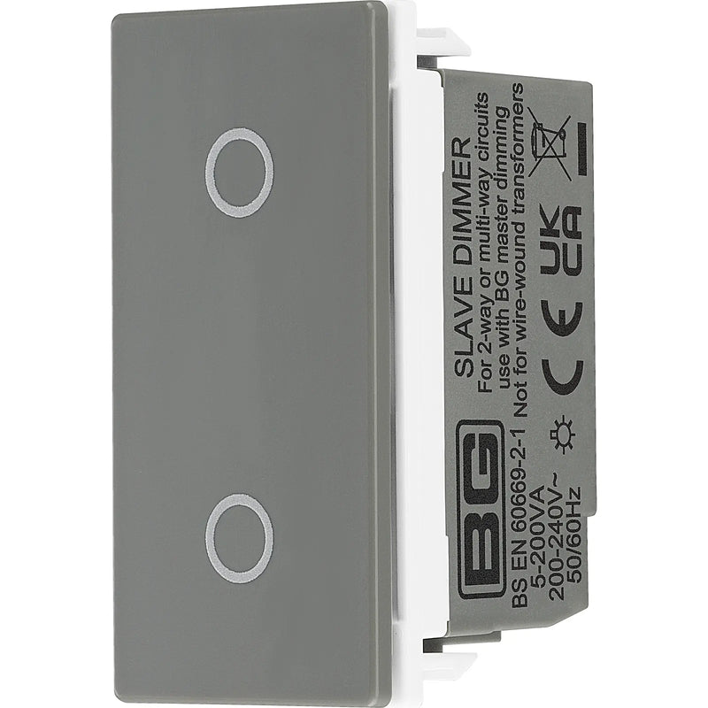 BG Electrical Euro Module - Touch LED dimmer secondary