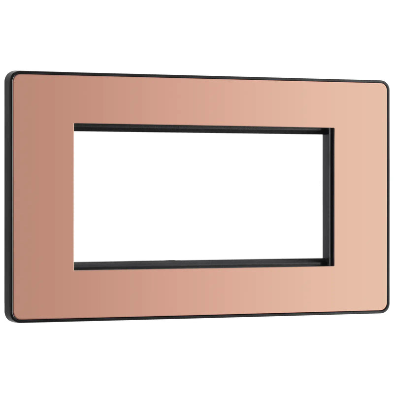 BG Electrical Euro Module - 4 module - rectangular