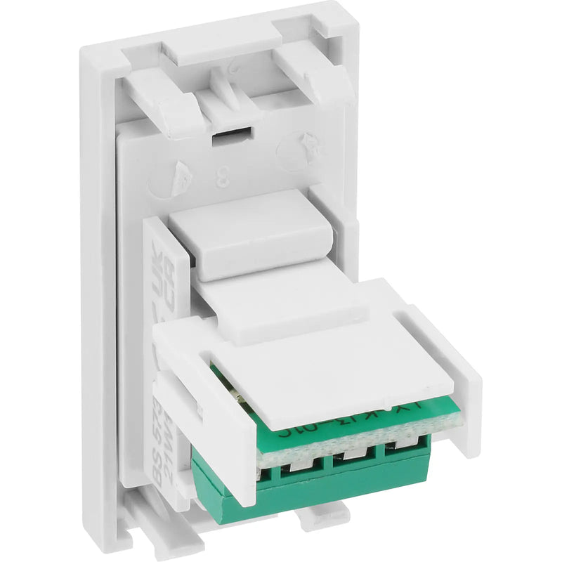 BG Electrical Euro Module - Telephone - RJ11 (screw)