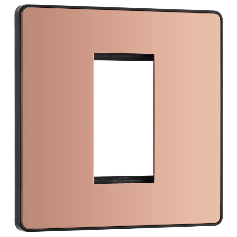 BG Electrical Euro Module - 1 module - square