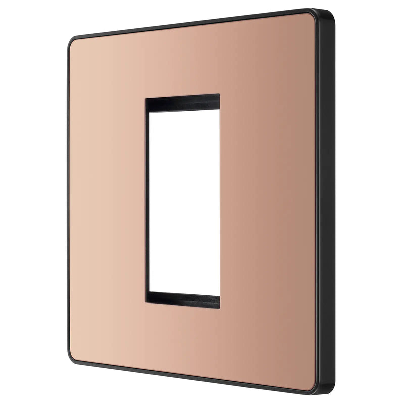 BG Electrical Euro Module - 1 module - square