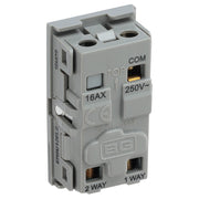 BG Electrical Euro Module - 20 AX 2 way, key switch, emergency lighting