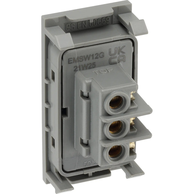 BG Electrical Euro Module - 20 AX 2 way switch