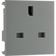 BG Electrical Euro Module - 13A (UK) unswitched socket
