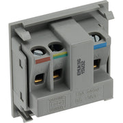 BG Electrical Euro Module - 13A (UK) unswitched socket