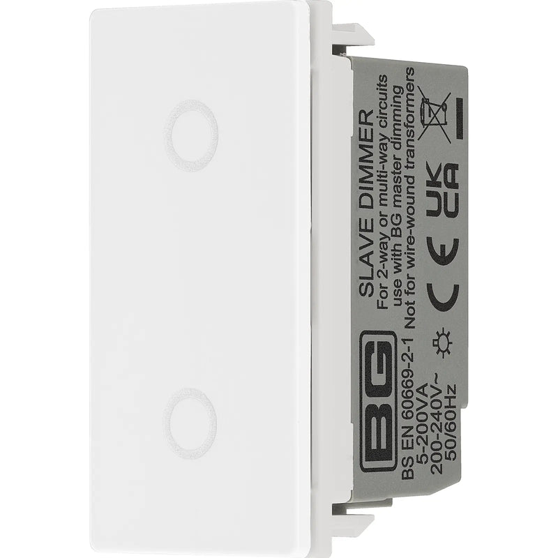BG Electrical Euro Module - Touch LED dimmer secondary