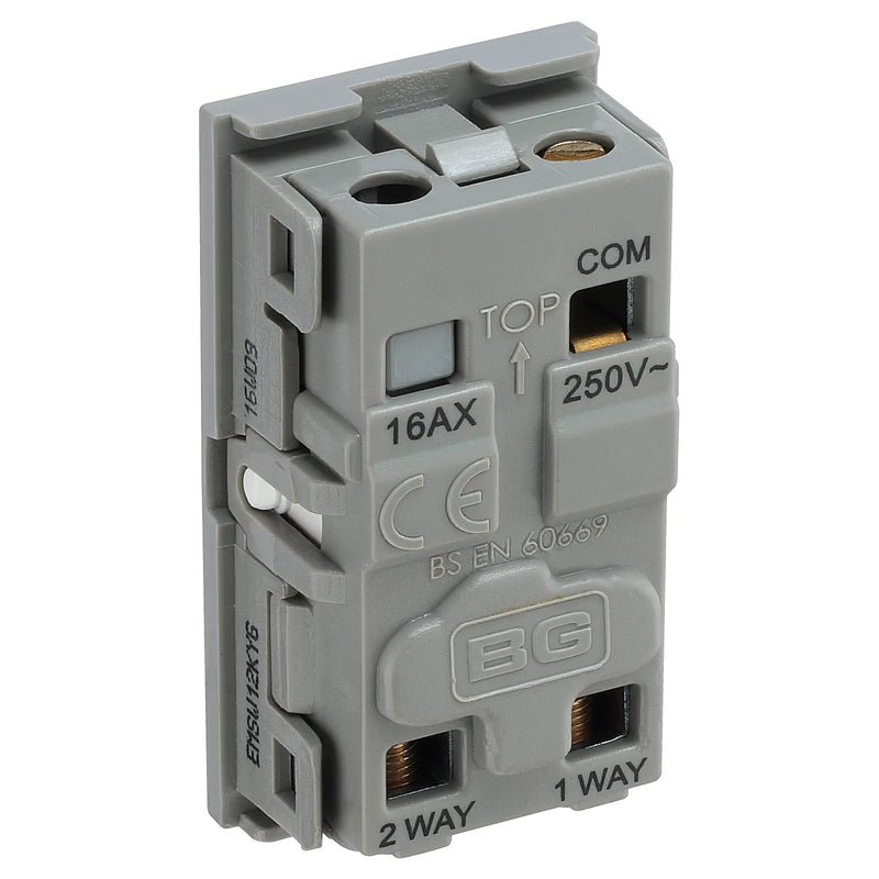 BG Electrical Euro Module - 20 AX 2 way, key switch