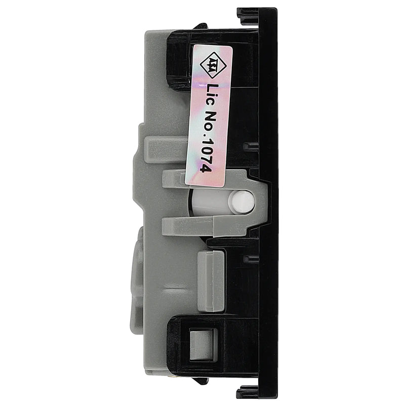 BG Electrical Euro Module - 20 Amp double pole key switch