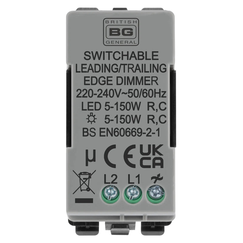 BG Electrical Grid - 2 way, Intelligent Dual Mode Dimmer