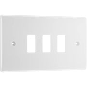 BG Electrical Grid - 3 module, rectangular