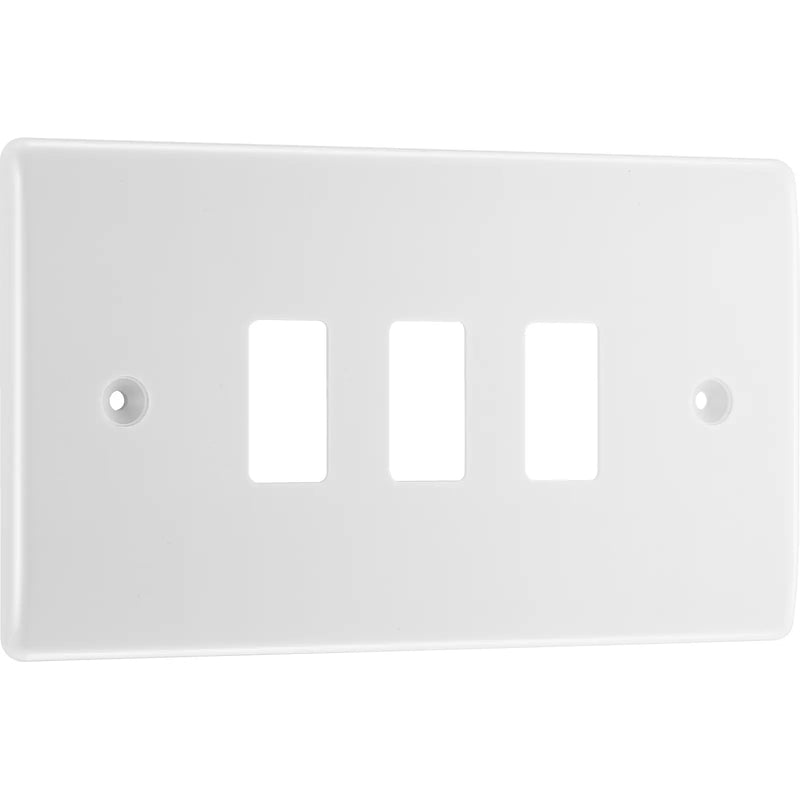 BG Electrical Grid - 3 module, rectangular
