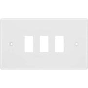 BG Electrical Grid - 3 module, rectangular