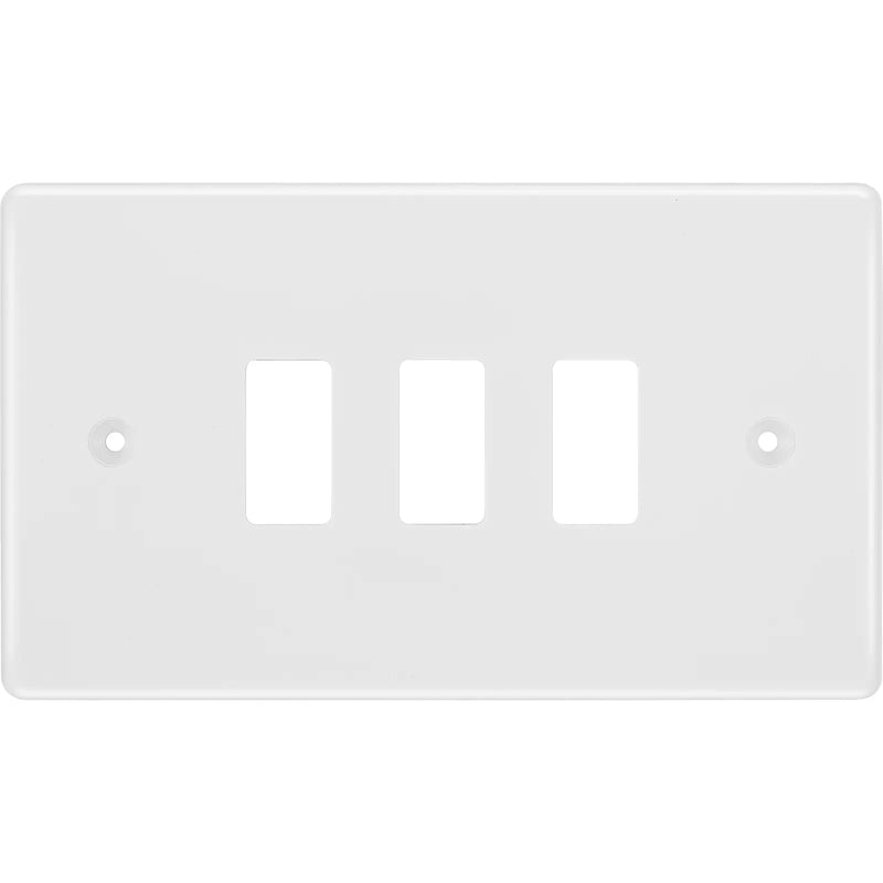 BG Electrical Grid - 3 module, rectangular