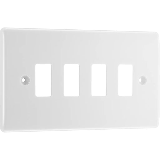 BG Electrical Grid - 4 module, rectangular