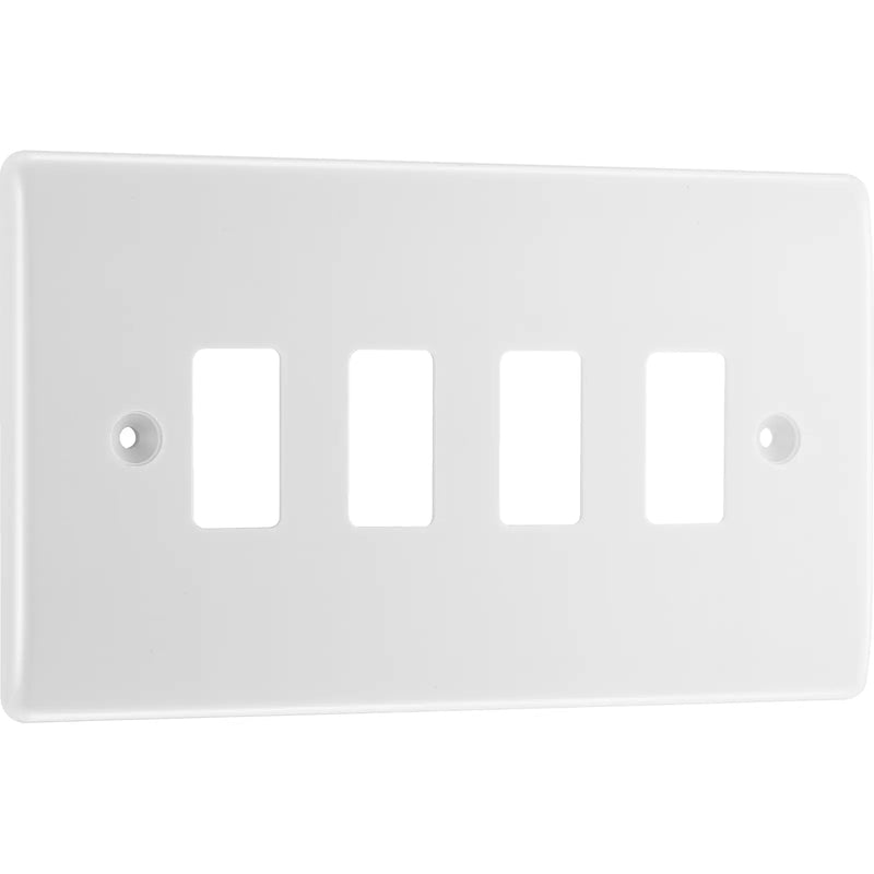 BG Electrical Grid - 4 module, rectangular