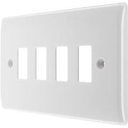BG Electrical Grid - 4 module, rectangular