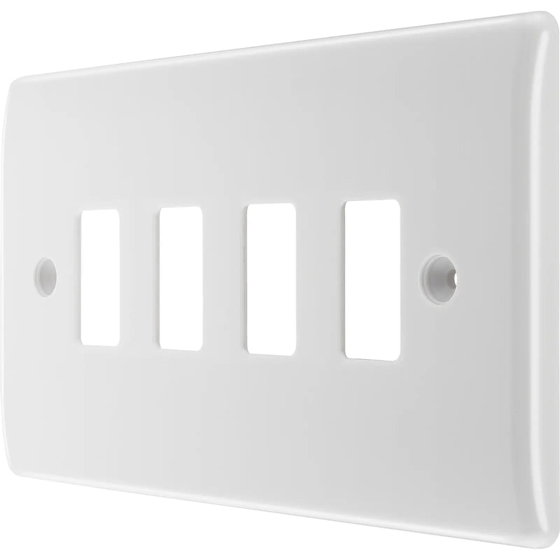 BG Electrical Grid - 4 module, rectangular