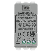 BG Electrical Grid - 2 way, Intelligent Dual Mode Dimmer