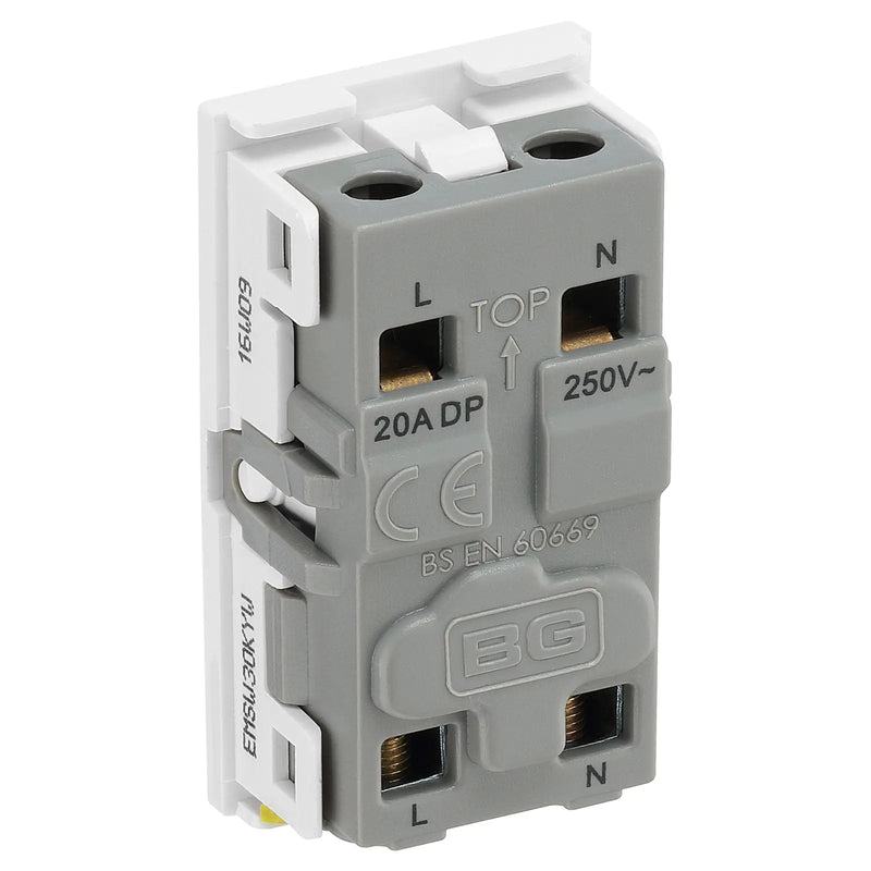 BG Electrical Grid - 4 module, rectangular