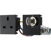 BG Electrical Grid - 4 module, rectangular