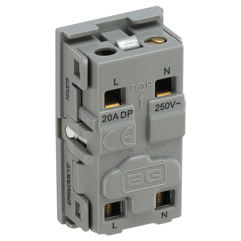 BG Electrical Grid - 8 module, square