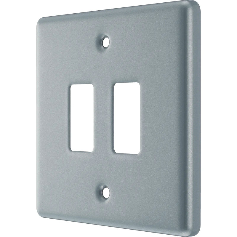 BG Electrical Grid - 2 module, square