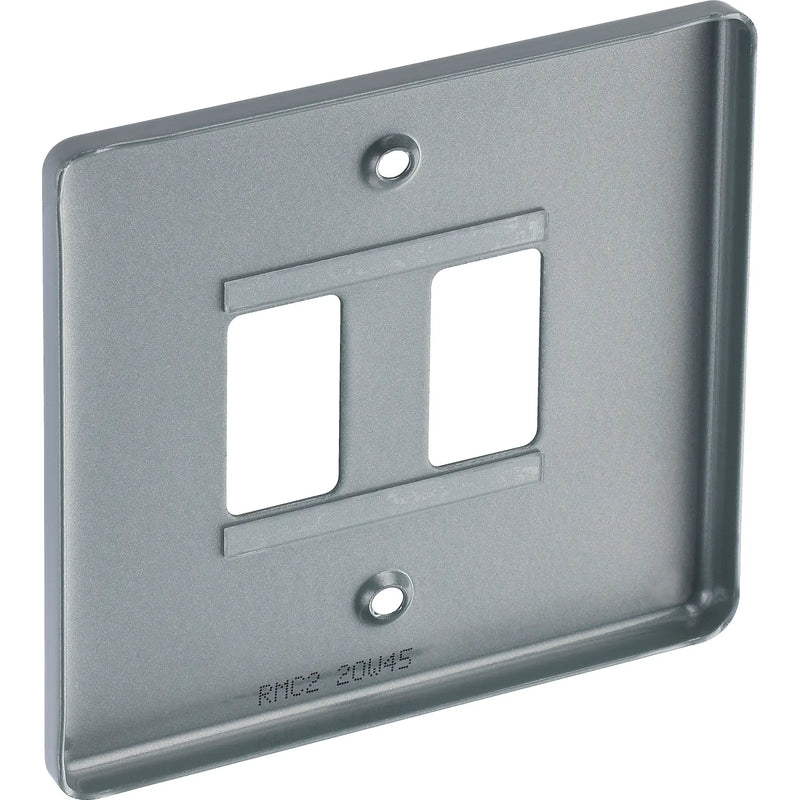 BG Electrical Grid - 2 module, square