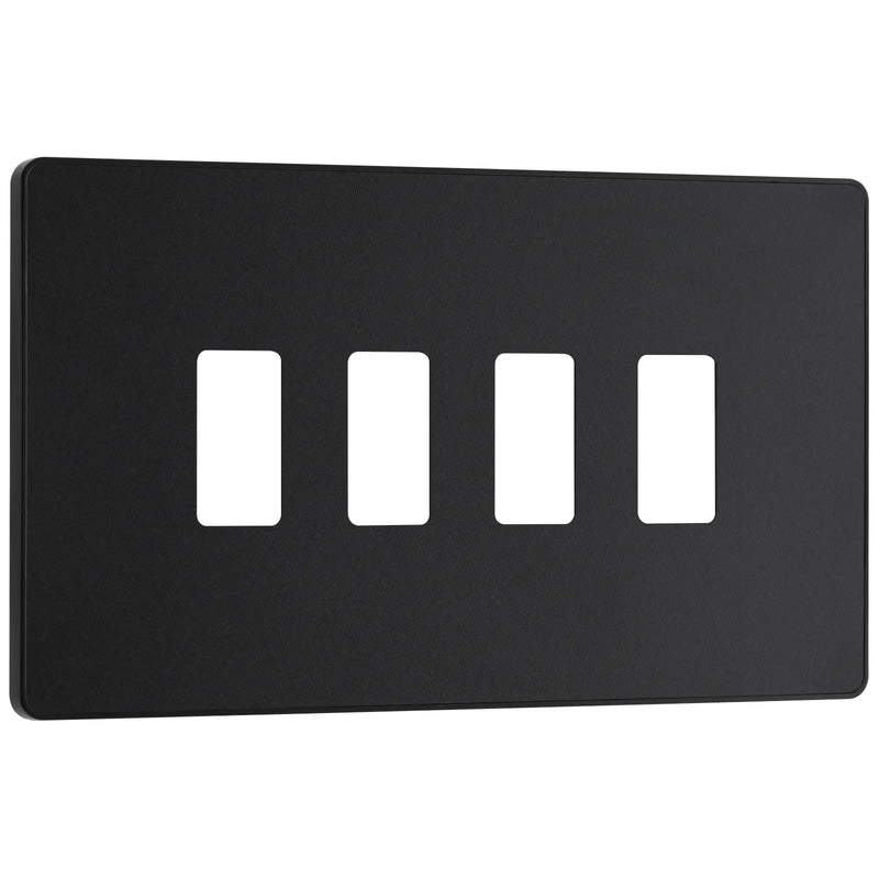 BG Electrical Grid - 4 module, rectangular